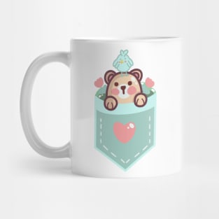 Pocket Bear for pet lovers Mug